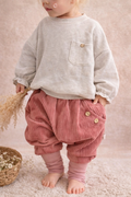 Kinder-Cordhose mit Mitwachsbündchen aus festem Cord