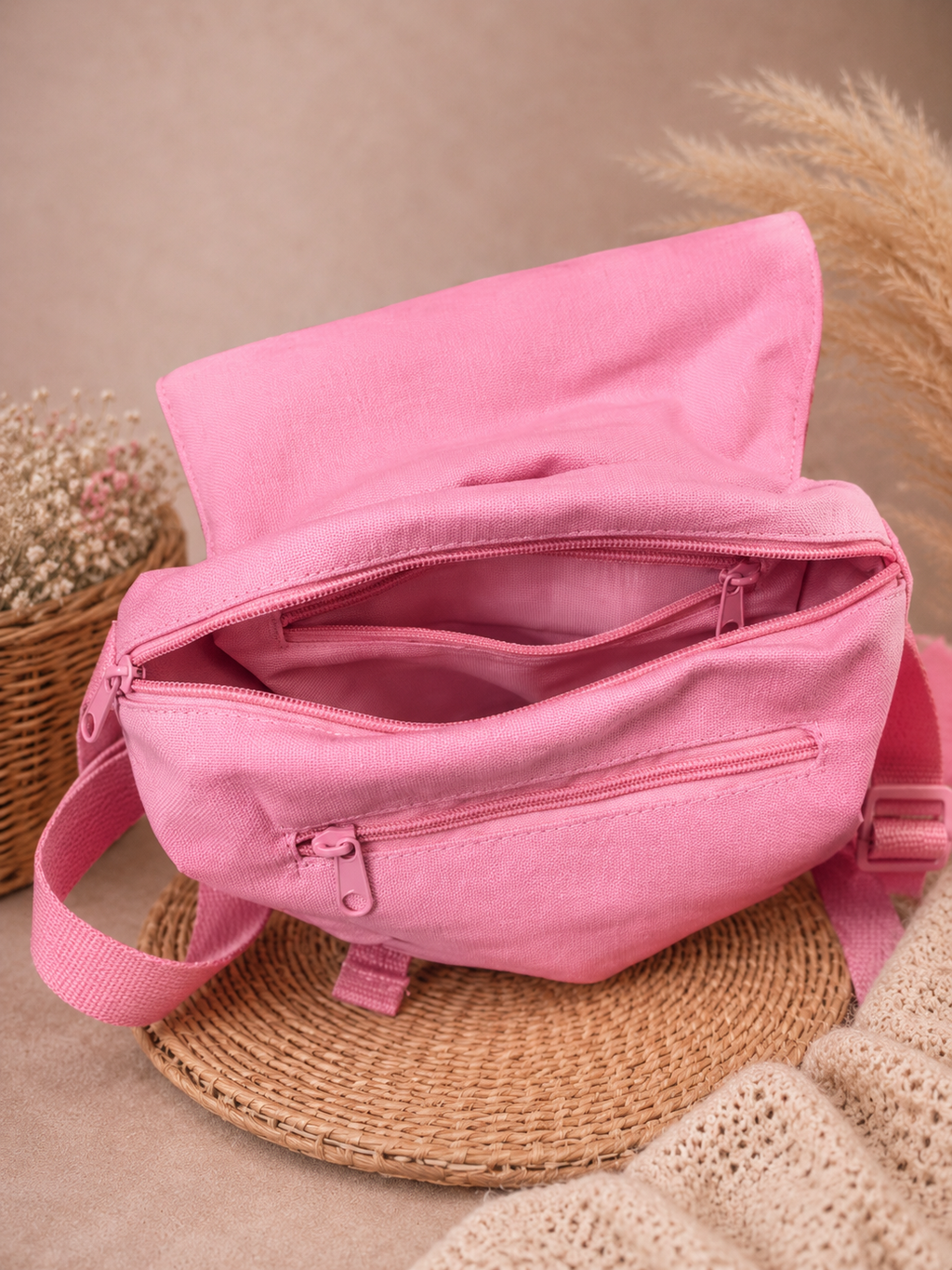 Detailansicht der Cannavans Kinder-Rucksack & Tasche 2-in-1