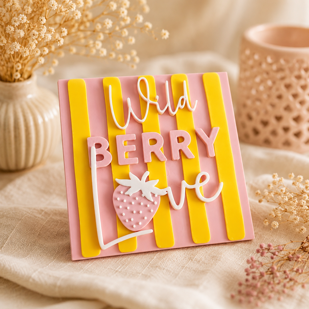 Detailansicht der Flaschenöffner mit Erdbeer-Motiv „Wild Berry Love“