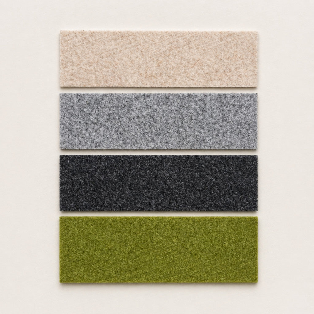Farbauswahl Beige, Hellgrau, Anthrazit und Olivgrün