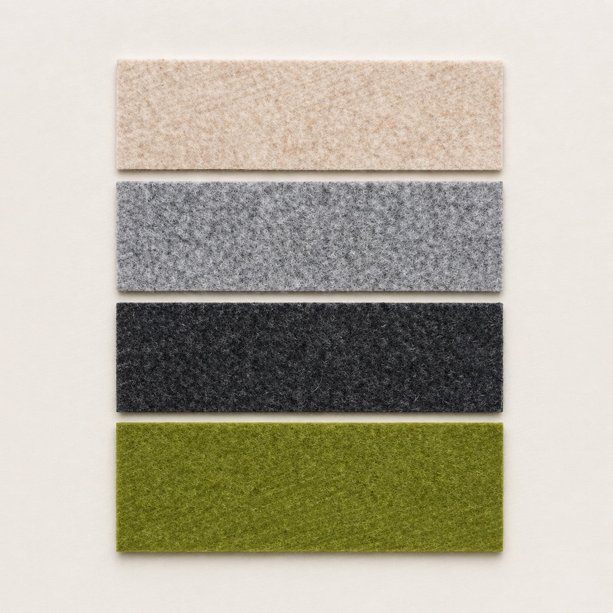 Farbauswahl Beige, Hellgrau, Anthrazit und Olivgrün